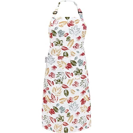 

Ruvanti Cute Aprons for Women with Pockets Adjustable Up to XXL Cooking Kitchen Server Chef Apron - Multi flower