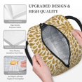 thumbnail image 3 of Yiaed Gold Drops Print Lunch Bag Adult Insulated Lunch Box, Leakproof Cooler Food Lunch Containers Reusable High Capacity Lunch Tote Bags-One Size, 3 of 6