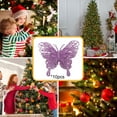 thumbnail image 6 of 10 Pack Sparkling Butterfly Ornaments for Christmas Tree Decor, Holiday Party and Wedding Decorations, Butterfly Themed Ornaments for Home and Festive Decor, 6 of 7