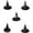 5 PCS, variant on Witch Hat Halloween Decorations Carnival Party Makeup Ball Role Playing Suitable for Halloween, cosplay parties, costume parties, theme parties, and other occasions