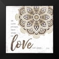 thumbnail image 2 of Rae, Marla 15x15 Black Modern Framed Museum Art Print Titled - Love God Most, 2 of 5
