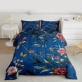 thumbnail image 2 of Castle Fairy Floral Butterflies Birds Full Size Comforter Sets 3-Piece for Teens Adults,Retro Vintage Luxury Aesthetic Bedding Comforter Set,Chic Flowers Blossoms Lightweight Bedding Sets, 2 of 8