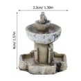 thumbnail image 7 of Clispeed 3Pcs Fountain Table Decor Miniature Resin Fountain Assorted Color Bonsai Craft Outdoor Use, 7 of 7