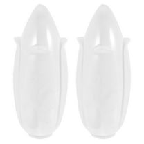 2pcs Replacement Lamp Shades For Outdoor Light Fixtures Globe Light Bulb Covers White Acrylic Lamp Shade For Garden Pathway