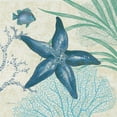 thumbnail image 3 of Gladding, Pamela 15x15 Black Modern Framed Museum Art Print Titled - Oceana Indigo Shells IV, 3 of 5