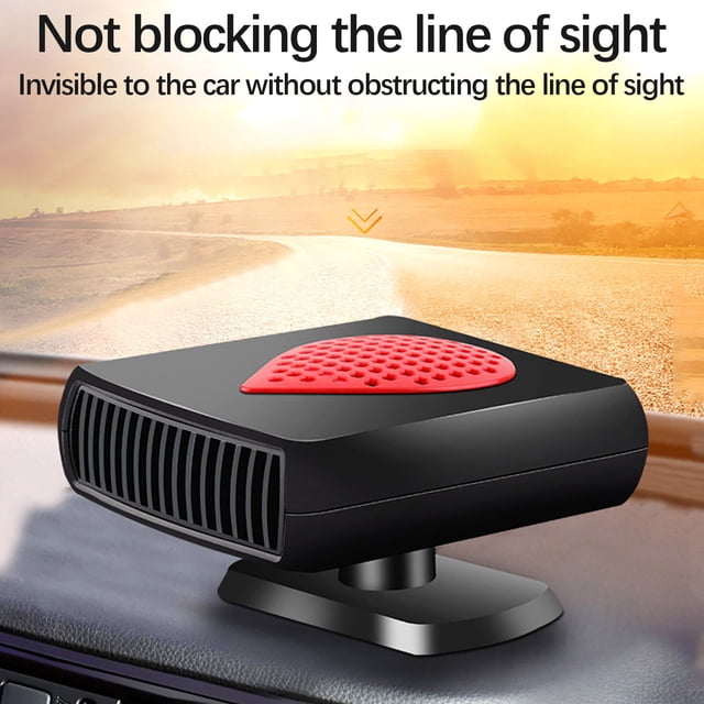 12V/24V Silent Car Heater & Defroster | Heavy Equipment Cab Heater with Windshield Defogger | Durable Electric Heating System for Excavators & Construction Vehicles | Easy Installation & Efficient