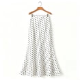 thumbnail image 3 of Dvprdro Womens High Waist Polka Dots Midi Skirt A Line Flowy Chiffon Skirt Casual Party Office Beach Vacation, 3 of 9