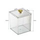 thumbnail image 1 of Transparent Qtip With Lid Elegant Acrylic Swab Organizer For Bathroom Bedroom Vanity Office Desk, 1 of 8