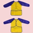 thumbnail image 3 of Maytalsory Colorful Painting Clothes For Childrens Waterproof Comfortable And Breathable Not Shrinking Yellow Blue L, 3 of 6