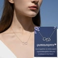 thumbnail image 4 of CILENON Love Unlimited Love 8 Figure Pendant Necklace With Card For Granddaughter (Silver,One Size), 4 of 4