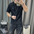 thumbnail image 4 of Ropa de calle para hombre, camisetas para hombre, camiseta de hombre, top ajustado, estilo chic, acuarela, anime, 5xl, algodón, elástico, vintage, 4 of 4