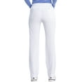 thumbnail image 5 of Cherokee Infinity Women Medical Scrubs Pant Low Rise Slim Pull-On Plus Size 1124A, 2XL, White, 5 of 7