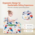 thumbnail image 6 of Costway 2-in-1 Convertible Kids Sofa to Lounger Flip-Out Chair w/Storage Pocket White, 6 of 9