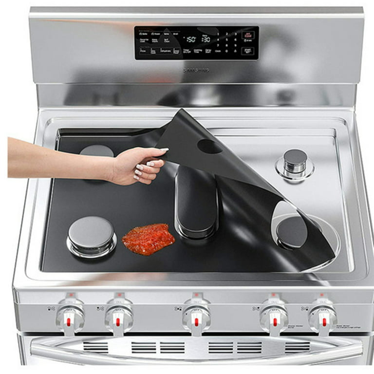 Stove Top Covers for Samsung Gas Range withStove Gap Covers, Gas Stove  Burner Covers, Non-Stick Reusable Gas Stove Liners 