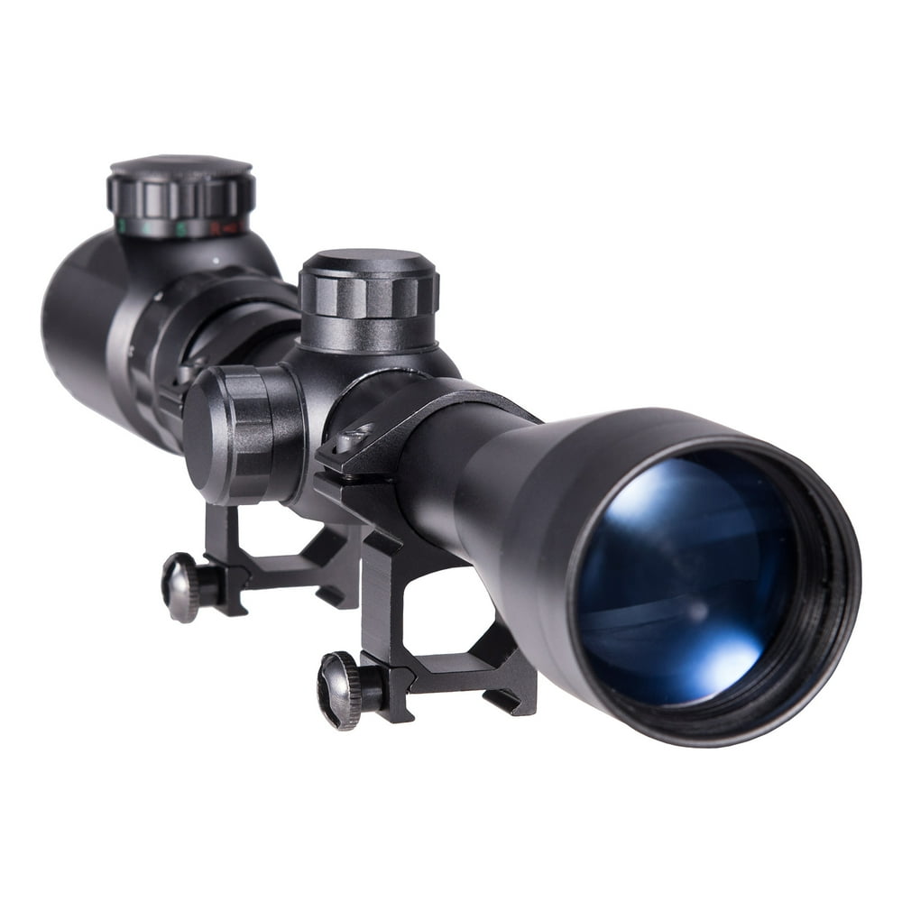 Pinty 39X40 Red Green Rangefinder Illuminated Optical Rifle Telescopic