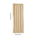 thumbnail image 3 of Btomtd Summer,Blackout Curtains For Bedroom,Sheer Curtains, High-Precision Solid Color French Door Window Curtains Rod-Pocket Design For Sliding Ideal For Window And Doors, 3 of 8
