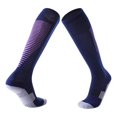 thumbnail image 5 of ibiyuan Youth Football Socks Breathable Long Tube Over The Knee Athletic Socks Boys Girls Sport Training Socks Non- Grip Back To School,Dark Blue1, 5 of 5