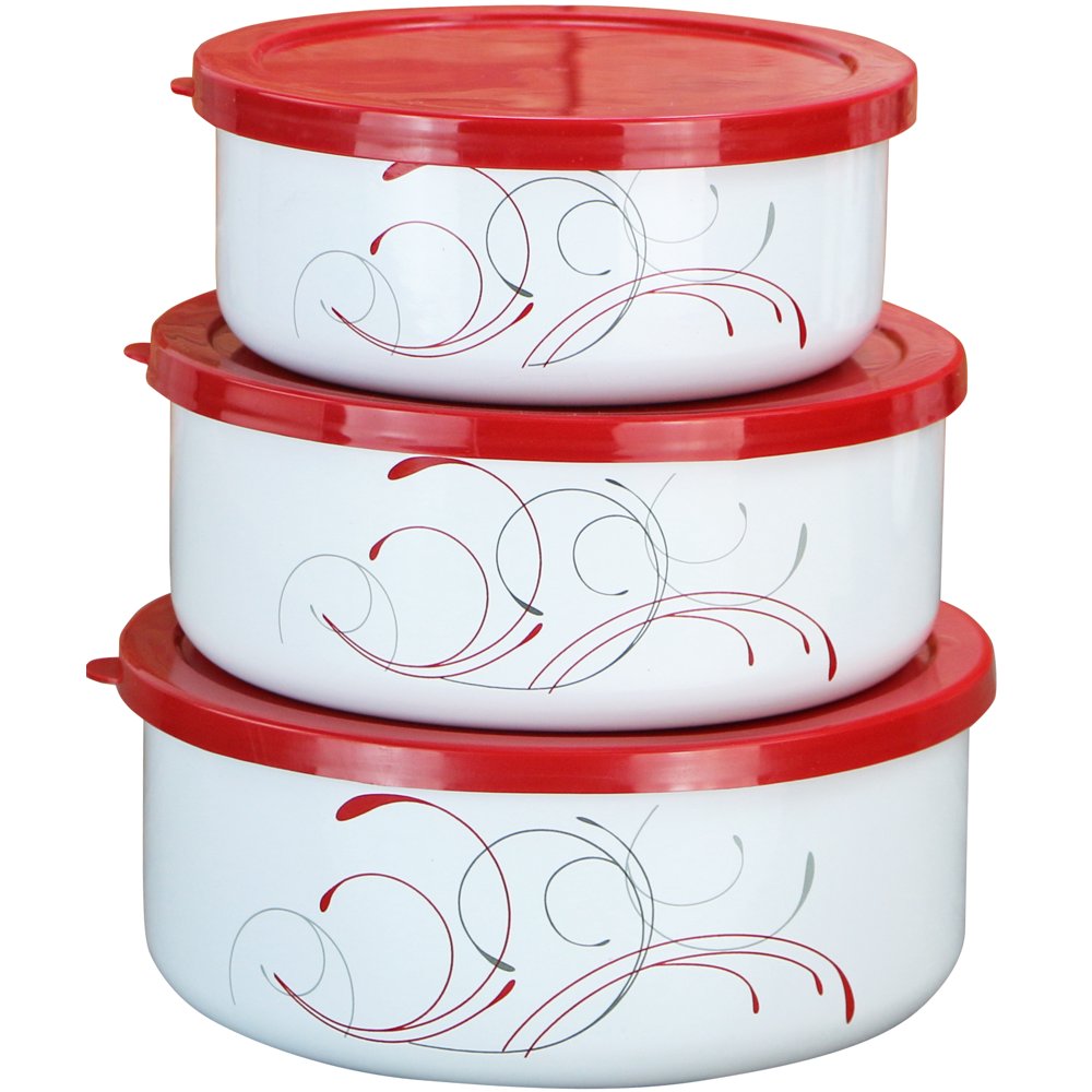 Corelle Coordinates 6Piece Enamel on Steel Bowl Set, Splendor