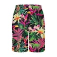 thumbnail image 5 of cllios Hawaiian Swim Trunks Men Quick Dry Floral Print Board Shorts with Pockets Loose Fit Lightweight Vacation Beachwear, 5 of 5