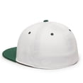 thumbnail image 6 of OC Sports TGS1930X Proflex Bamboo Charcoal Flat Visor Cap - Wh Dark Gn, 6 of 8
