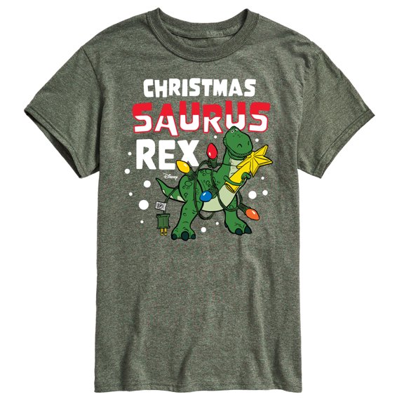 Toy Story - Christmas Saurus Rex - Men's Short Sleeve Graphic T-Shirt