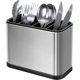 thumbnail image 1 of KAIYANG Organizador de cubiertos, bandeja de goteo con 4 divisores para encimera de cocina de acero inoxidable, 1 of 5