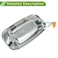 thumbnail image 6 of Car Exterior Door Handle for Chevrolet for GMC Models Silverado 1999-2007 Silver Tone Rear Left ABS 1 Pcs, 6 of 6