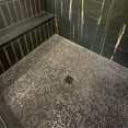 thumbnail image 6 of The Tile Life Eterna Penny Black Glass Mosaic Floor & Wall Tile, 4 x 4 in, 1-Piece Sample, 6 of 6