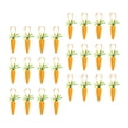 thumbnail image 1 of 24 piezas de adornos colgantes de zanahoria de Pascua, zanahorias artificiales, decoración colgante de Pascua, 1 of 9