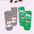 thumbnail image 5 of 5 Pack Womens Christmas Cotton Socks - Christmas Winter Warm Cotton Socks Knit Socks for Womens, Warm Thick Soft Cozy Socks for Girls, Winter Warm Socks, 5 of 6
