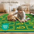 thumbnail image 4 of ODIKA 6'x9' Washable Area Rug Graphic Cartoon Funky Stacks Warning Text Bathroom Men for Dining Room, Under Table, Office Décor, Non-Slip Chair-Friendly, 4 of 7