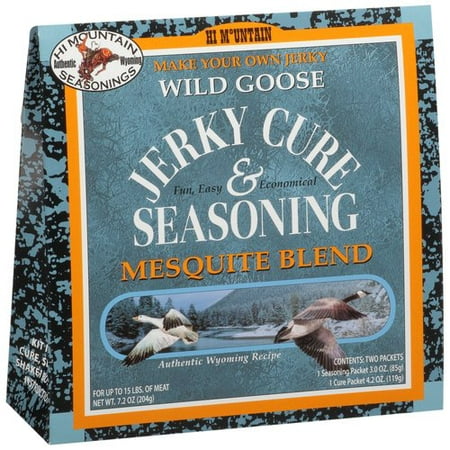 Hi Mountain Seasonings Wild Goose Mesquite Blend Jerky Cure & Seasoning Kit, 7.2