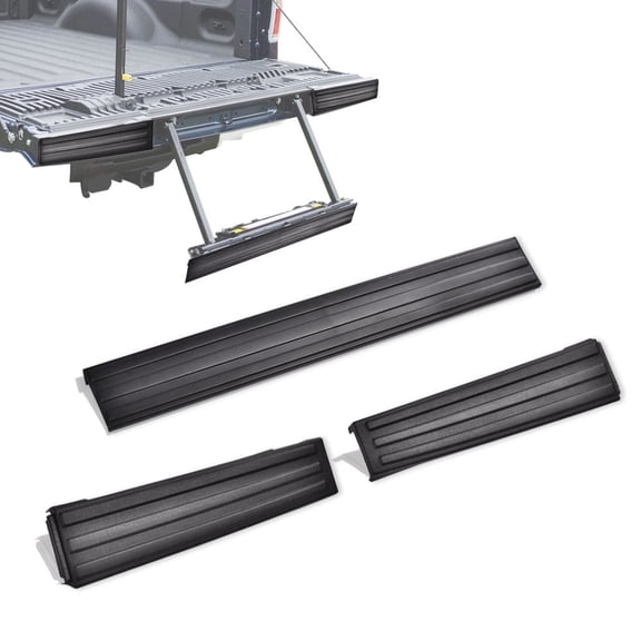 PIT66 Tailgate Molding Trim Flexible Flex Step Black Fit For Ford F150 2009-2014