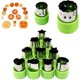 thumbnail image 1 of Cortadores de verduras de 12 piezas, juego de cortadores de galletas de acero inoxidable compatible con pastel, galletas, sushi, frutas (12 estilos) Afortunado Sencillez, 1 of 5