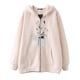 thumbnail image 4 of Sudadera con capucha estilo oscuro hip hop gótico Harajuku Y2Y calavera mariposa cremallera hombres y mujeres chaqueta Harajuku sudadera, 4 of 5