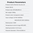 thumbnail image 2 of Creality 3D Creality Filament Drying Box 2.0 - 360° Hot Air Circulation, Adjustable Temp 45°C to 65°C, Real-Time Humidity Monitoring, Customizable Drying Time 0-24h, 110V US Plug, 2 of 6