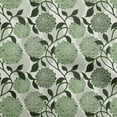 thumbnail image 1 of oneOone Georgette Viscose Green Fabric Floral Retro Craft Projects Decor Fabric Printed By The Yard 42 Inch Wide, 1 of 5