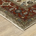 thumbnail image 5 of Oriental Weavers Aberdeen Area Rug - 144D1 - 9'10" x 12'10" - in Ivory/ Red - Vintage Inspired, Stain Resistant, Family and Pet Friendly , Family, Dining, Living Room Rug, 5 of 10