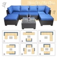 thumbnail image 2 of Rust-resistant Frame / Outdoor Lounge / Comfort from High-elastic Sponge, 2 of 7