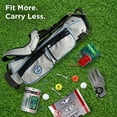 thumbnail image 5 of Zero Friction 5 Pocket Golf Pencil Bag - Silver, 5 of 6