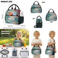 thumbnail image 5 of Kuiaobaty Sea Tree Print Backpack Set with Lunch Box Pencil Case for Teen Girls Boys Portable Lunch Bag Backpack with Adjustable Strap Sturdy School Bag Pencil Bags for Travel Camping, 5 of 7