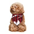 thumbnail image 4 of Naloa Christmas Tree Buffalo Plaid Dog Bandanas 1PC Washable Triangle Dog Scarfs Premium Durable Fabric, for Small Medium Large Dogs and Cats, 4 of 6