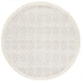 thumbnail image 4 of SAFAVIEH Natura Jaden Diamond Area Rug, Ivory/Brown, 6' x 9', 4 of 8