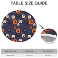 thumbnail image 6 of Dark Blue Pumpkin Ghost Halloween Pattern Round Fitted Tablecloth with Elastic Edge,Dining Table Cover Waterproof,Outdoor Round Tablecloth for Camping,Dining,Indoor and Outdoor, 6 of 7