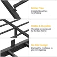 thumbnail image 3 of Ourlova 14 Inch Twin Bed Frame Twin Size Metal Platform Bed Frame with Storage Under Bed Sturdy Structure Easy Assembly No Box Spring Needed Noise Free Black, 3 of 8