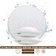 thumbnail image 3 of Paquete de 2 almohadas para dormir de primera calidad, almohada de cama, alternativa de plumón súper suave con fundas lavables, relleno de microfibra, juego de 2, 3 of 7