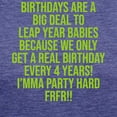 thumbnail image 3 of CafePress - Birthdays Are A Big Deal To Leap Year Babies T Shirt - Womens Tri-blend T-Shirt, 3 of 4