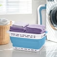 thumbnail image 7 of BLACK + DECKER Collapsible Laundry Basket with Handles, Space-Saving Design, Teal, 7 of 7