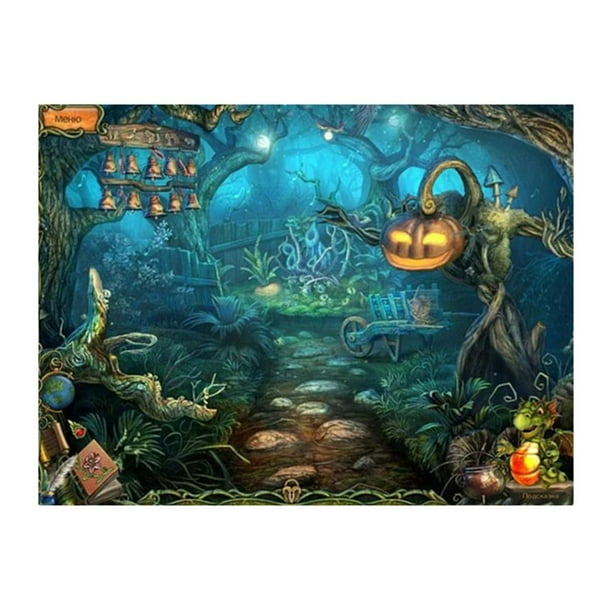 DIY 5D Number Kits, Pintura Bohrmaschine Crystal Rhinestone Imágenes Artes Artesanía Para Hogar Halloween 30x40cm perfecl Pintura de diamante