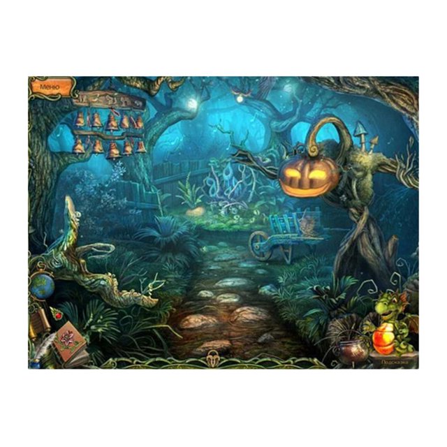 Kits de bricolaje por números, cuadros con cristales de imitación Halloween 30x40cm